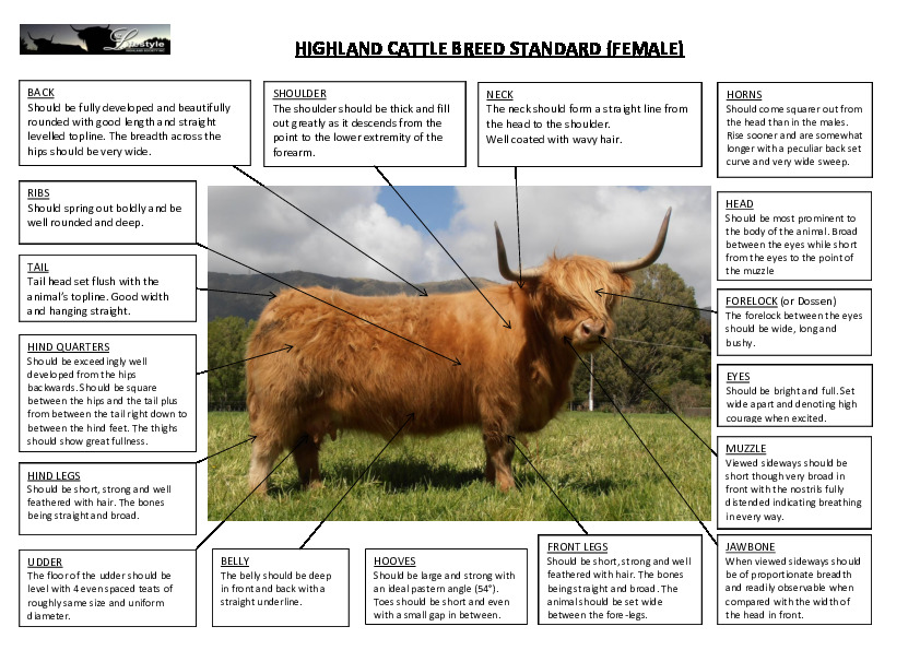 Breed Standards - NZ Lifestyle Highland Society
